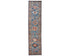 12 Ft Blue Aryana Afghan Hand Knotted Veg Dye Wool Runner Rug